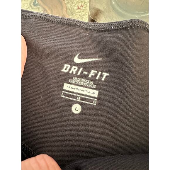 Nike Women's Brown Dri-Fit Activewear Ankle Leggings Size Large - Picture 3 of 4